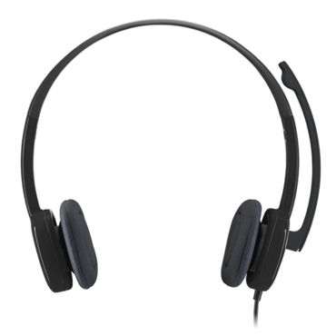 H151, Wired, Black, Headset