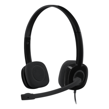 H151, Wired, Black, Headset