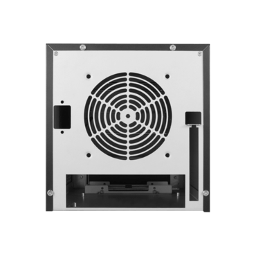 S-35-DE4RD, Red HDD Handle, 4x 3.5&quot; Hotswap Bays, 1x 2.5&quot; Drive Bay, No PSU, Mini-ITX, Black/Red, Storage Mini Tower