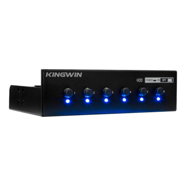 HDD-PS6, HDD Power Switch Module 6 Switches For 5.25"