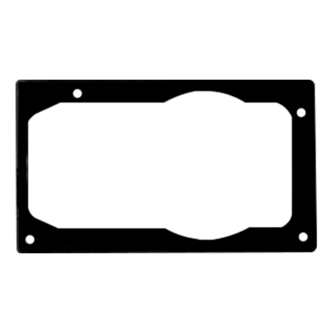 Lamptron Deluxe Black Shakeproof PSU Gasket Silencer
