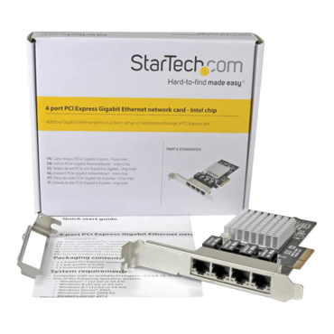 ST4000SPEXI, 1Gbps, 4xRJ45, PCIe Network Adapter
