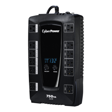 Intelligent LCD AVRG750LCD, 750 VA/450 W, Simulated Sine Wave, Tower UPS