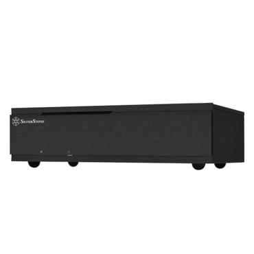 Milo ML06B-E, No PSU, Mini-ITX, Black, HTPC Case
