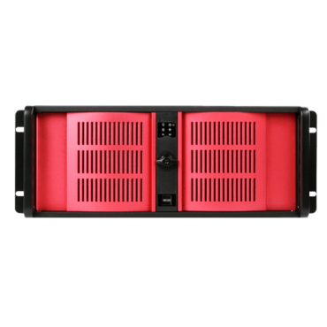 D Storm D-400L-7-RED, 7x 5.25" and 2x 3.5" Drive Bays, No PSU, E-ATX, Black/Red, 4U Chassis