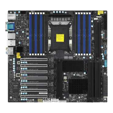 X11SPA-T, Intel® C621, LGA 3647, DDR4-2933 3TB 3DS LRDIMM / 12, VGA, M.2 / 4, 10GbE / 1, 1GbE / 1, E-ATX Retail
