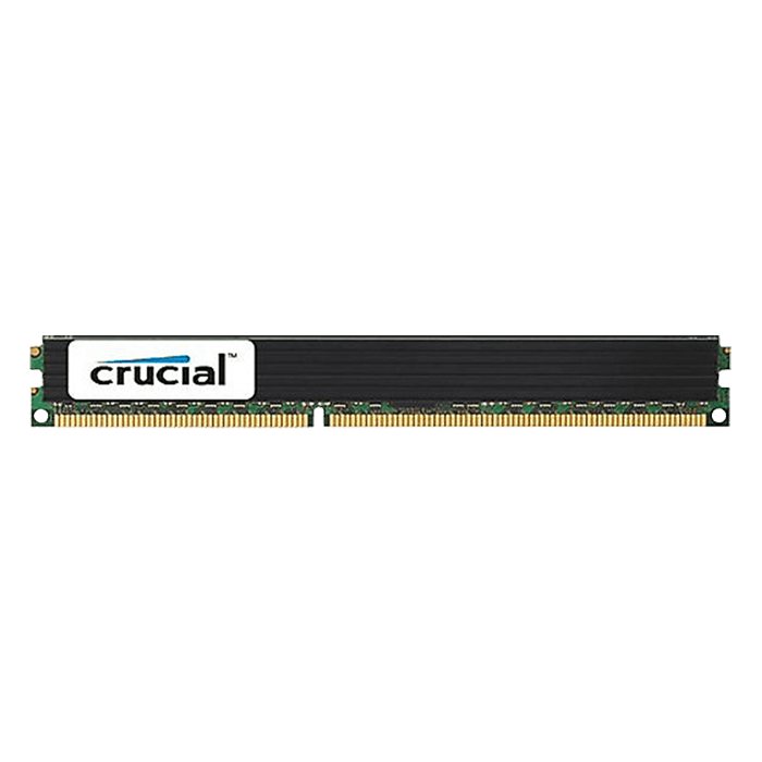 Crucial 16gb Dual Rank Ddr3 1600mhz Dimm Ecc Registered Vlp Memory Avadirect
