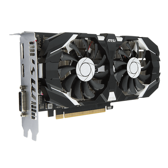 Msi Geforce Gtx 1050 Ti 4gt Oc 4gb Gddr5 Graphics Card Avadirect