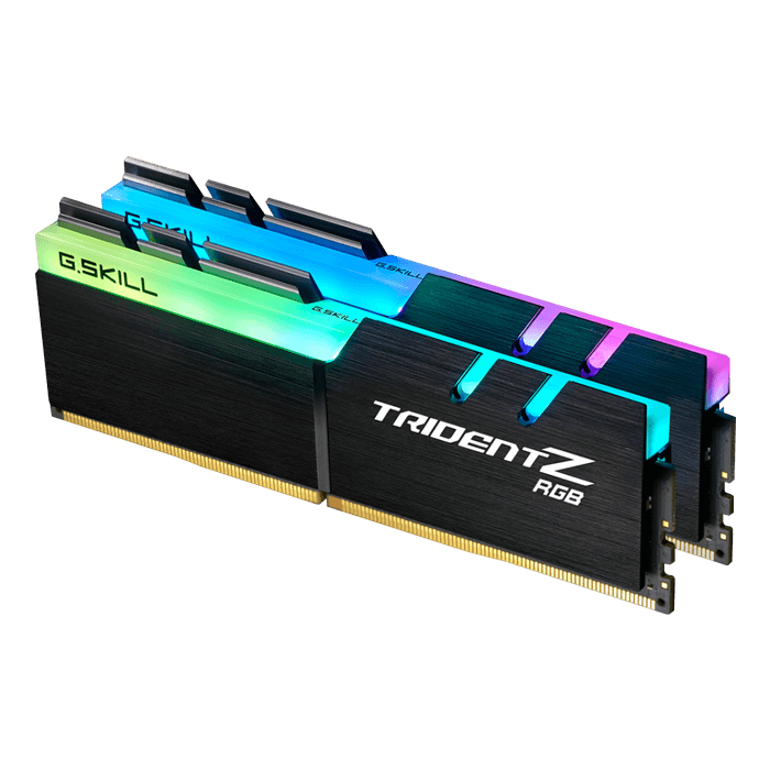 G Skill F4 30c16d 16gtzr 16gb Kit 2 X 8gb Trident Z Rgb Ddr4 30mhz Dimm Memory Avadirect