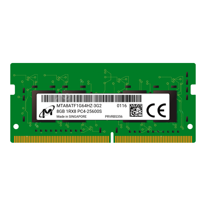 Micron 8GB MTA4ATF1G64HZ-3G2E1 DDR4 3200MHz SO-DIMM Memory