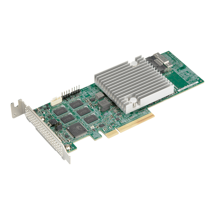 SuperMicro AOC-S2208L-H8iR PCIe tarjeta RAID SAS/SATA 6Gb/s con batería 