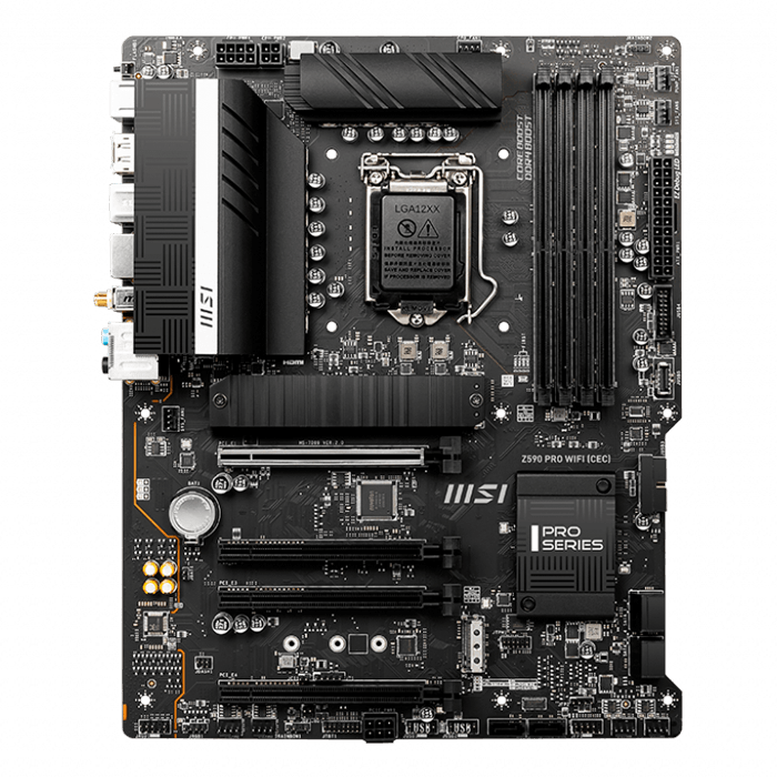 Z590 PRO WIFI (CEC), Intel® Z590 Chipset, LGA 1200, DP, ATX Motherboard