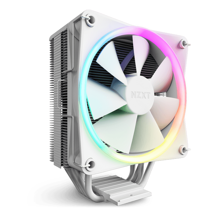 NZXT T120 RGB White 159mm Height Copper/Aluminum CPU Cooler