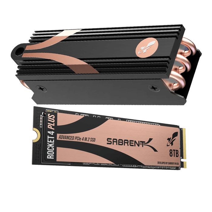 SABRENT SSD 8TB、M.2 SSD 8TB、PCIe 4.0 M.2 SSD、NVMe 8TB、Gen4 M.2 2280、内蔵SSD最大7100MB/秒 ロケット4 PLUS エク...[並行輸入品] An Early Look At The Sabrent Rocket 4 Plus 8TB SSD - PC Perspective