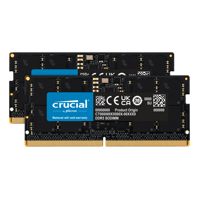 CP2K32G56C46U5 32GB×2 Micron Pro 64GB (2 x 32GB) DDR5 SDRAM Memory Kit (CP2K32G56C46U5