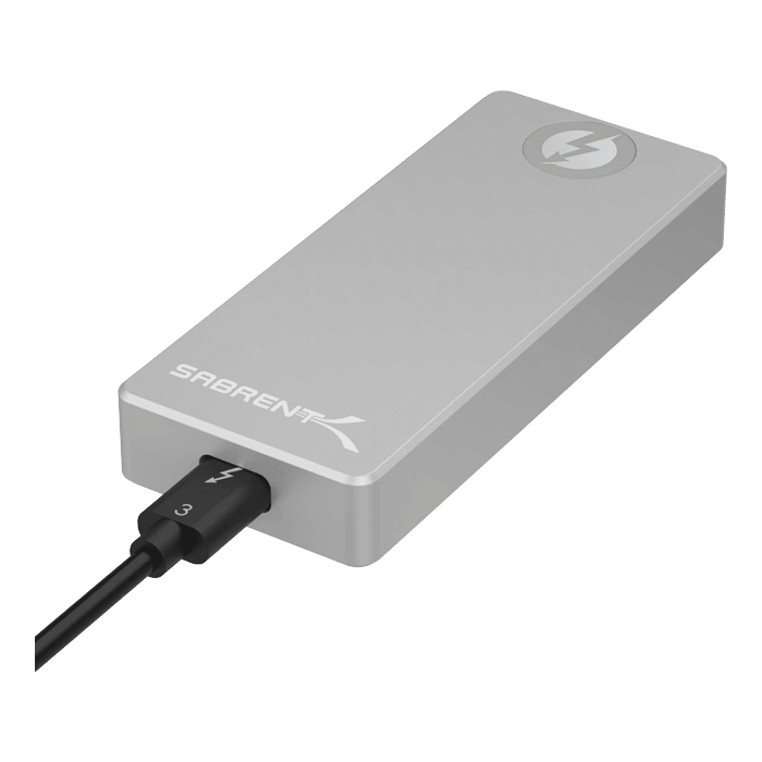 Sabrent Thunderbolt™ for PCIe NVMe SSD Enclosure EC-T3NS