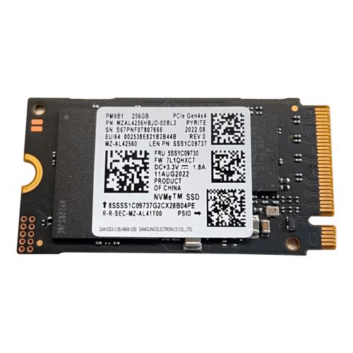 Samsung 256GB PM9B1 MZAL4256HBJD-00BL2 M.2 2242 SSD OEM | AVADirect