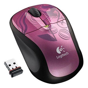 Pink Logitech Wireless Mouse M305 