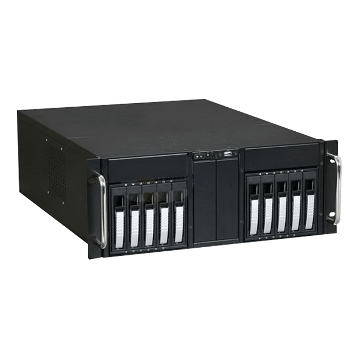 iStar D Storm D-410 4U Rackmount Server Chassis Black 