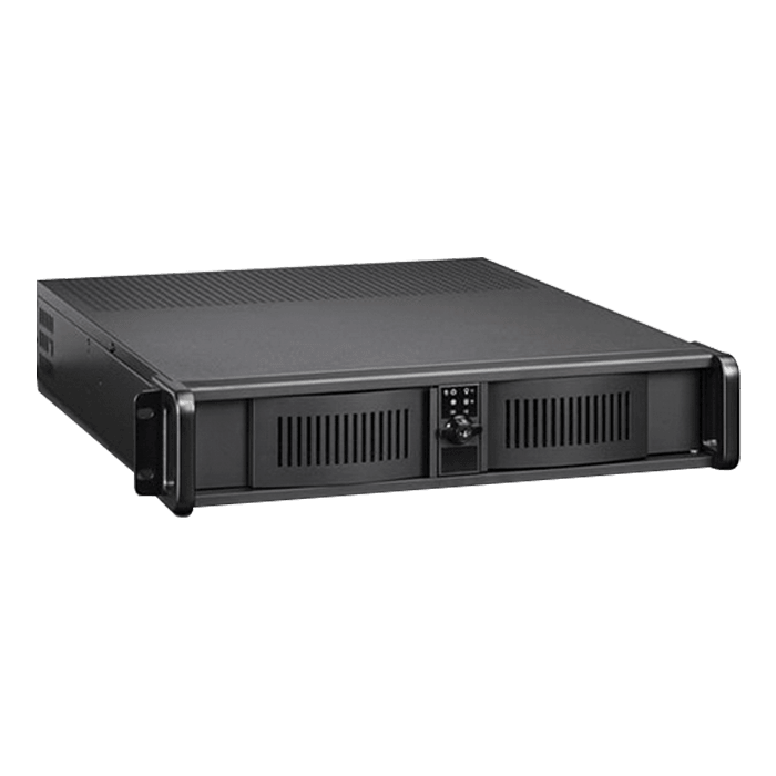 Steel 2U Rackmount High Performance Chassis iStarUSA D-200L Black Aluminum
