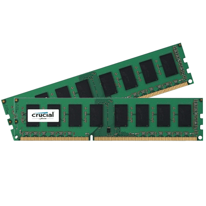 Crucial 16gb 2 X 8gb Single Rank Ddr3 1600mhz Dimm Ecc Registered Memory Avadirect