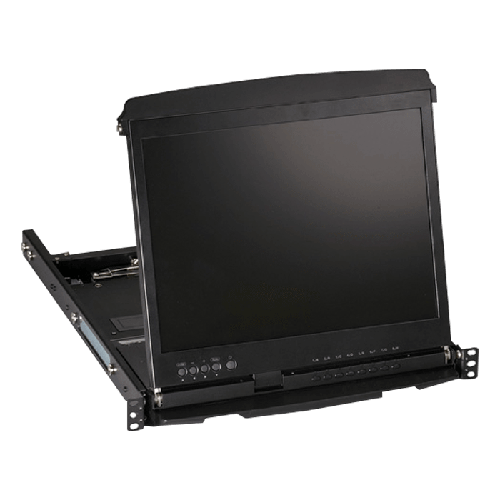 Kvt517a 8dv Wide Servview V Rackmount Kvm Drawer 17 Wide Lcd