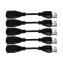 6-Inch Power Extension Cable, 5-Pack, Outlet Saver, 18 AWG