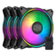 MASTERFAN MF120 HALO ARGB 3 x 120mm, w/ Controller, ARGB LEDs, 1800 RPM, 47.2 CFM, 30 dBA, Cooling Fans