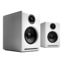 A2+BT-WHT, Wired/Bluetooth, Hi-Gloss Piano White, 2.0 Channel Bookshelf Speakers