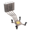 Heatpipe cooling system (up to 125W TDP)