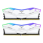 32GB (2 x 16GB) T-FORCE DELTA RGB DDR5 6400MHz, CL40, White, RGB LED, DIMM Memory