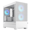 Pop Mini Air RGB, Tempered Glass, w/ USB-C, No PSU, microATX, White, Mini Tower Case