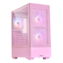 LANCOOL 205 MESH C, Tempered Glass, No PSU, ATX, Pink, Mid Tower Case