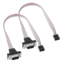 2Pack DB9 to 10Pin IDC Serial Cable (0.3m)