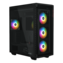 BATTLECRUISER II, Tempered Glass, No PSU, E-ATX, Black, Mid Tower Case