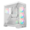 INVADER X, Tempered Glass, No PSU, ATX, White, Mid Tower Case