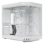 Y70, Tempered Glass, No PSU, E-ATX, Snow White, Mid Tower Case