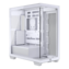 3500X Tempered Glass, No PSU, E-ATX, White, Mid Tower Case
