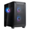 FARA 312X, Tempered Glass, No PSU, microATX, Black, Mini Tower Case