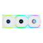UNI FAN SL Wireless LCD 120 Reverse Blade 3 x 120mm, White, w/ Controller, ARGB LEDs, 1900 RPM, 51.45 CFM, 31 dBA, Cooling Fans