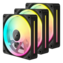 iCUE LINK LX120 RGB 3 x 120mm, w/ Controller, RGB LEDs, 2400 RPM, 69.9 CFM, 36 dBA, Cooling Fans