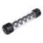 50mm Cylindrical DNA Reservoir, Black - Black POM - 260mm w/ LED strip