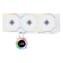 HydroShift II LCD-C 360TL, White, 360mm Radiator, Liquid Cooling System