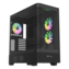 View 290 TG ARGB, Tempered Glass, No PSU, ATX, Black, Mid Tower Case