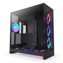 H9 Flow RGB+, Tempered Glass, No PSU, E-ATX, Black, Mid Tower Case