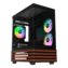 View 170 WS ARGB, Tempered Glass, No PSU, microATX, Black, Mini Tower Case