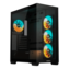 C500 PANORAMIC STEALTH, Tempered Glass, No PSU, ATX, Black, Mid Tower Case