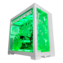O11 Dynamic EVO RGB, Tempered Glass, No PSU, E-ATX, White (Albo Monstera UV Print), Mid Tower Case