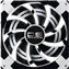DS 120mm, White LEDs, 1500 RPM, 81.5 CFM, 23.1 dBA, Cooling Fan