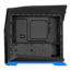 RAVEN RVX01BA-W, w/ Window, No PSU, ATX, Black/Blue, Mid Tower Case